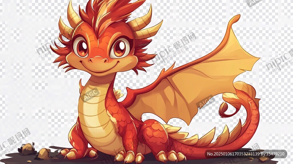 q版龙卡通龙造型