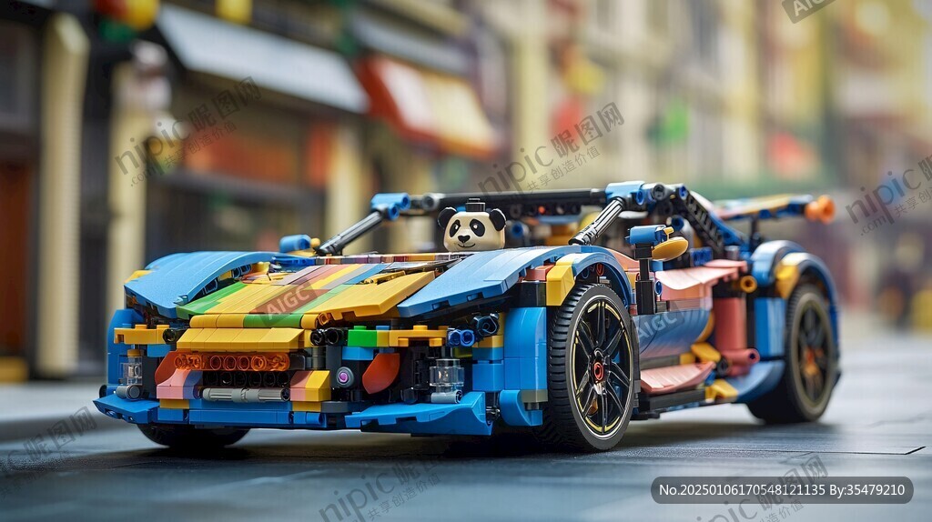 乐高超跑模型