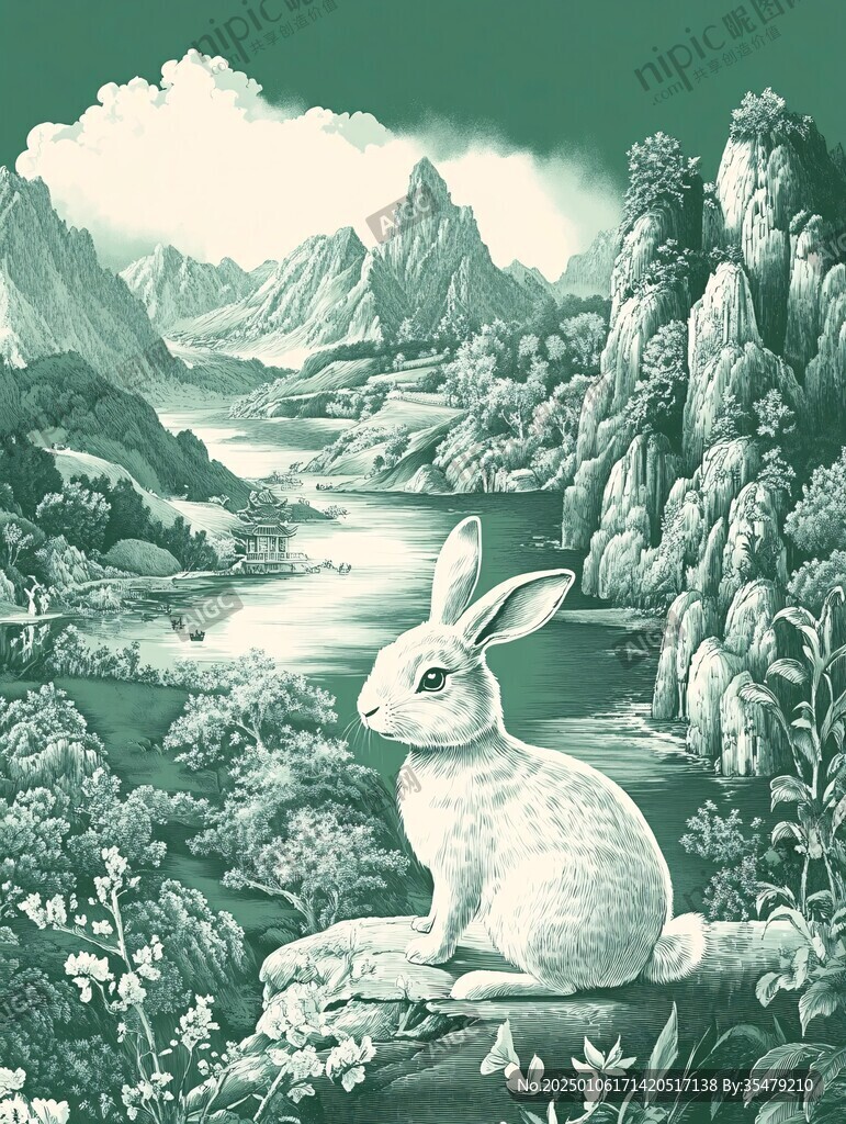 兔年插画全集