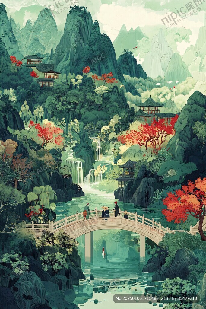 奈何桥插画
