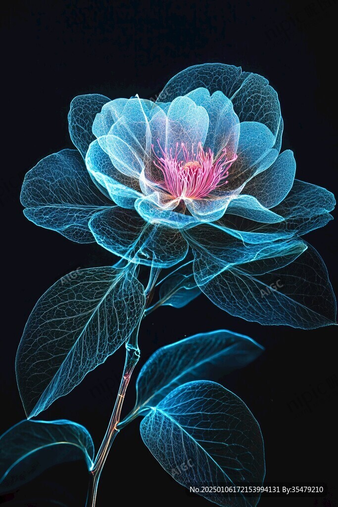 科技感花
