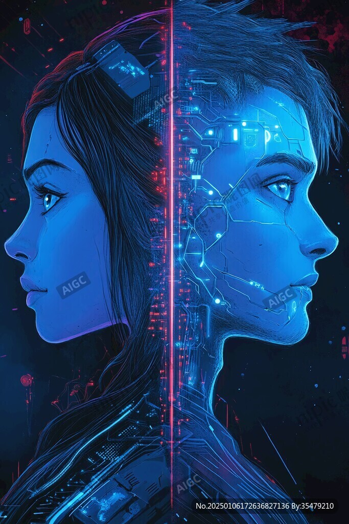 人工智能插画