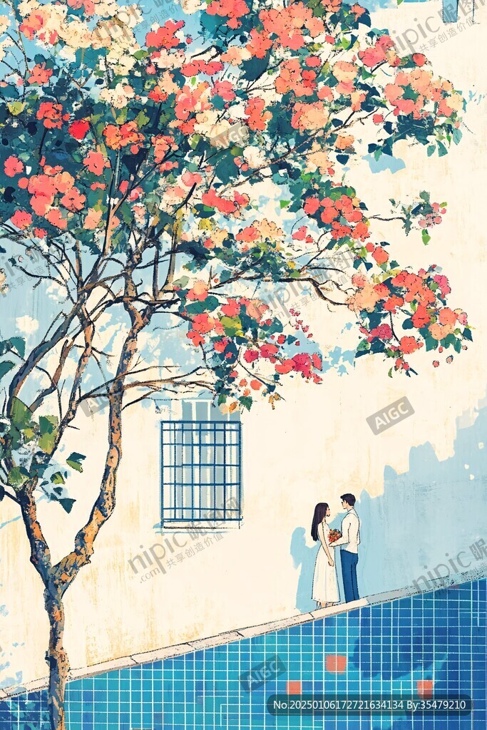 插画唯美浪漫