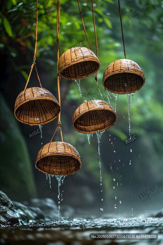竹编雨笠