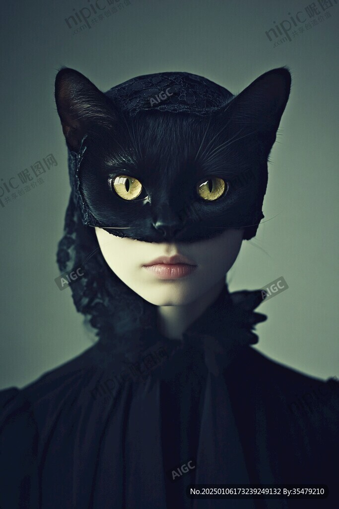 猫星人面具