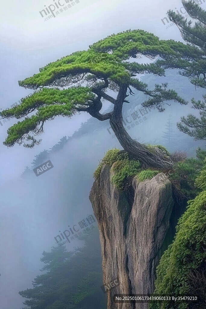 超清迎客松