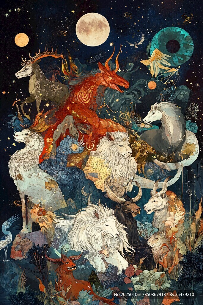星座系列插画