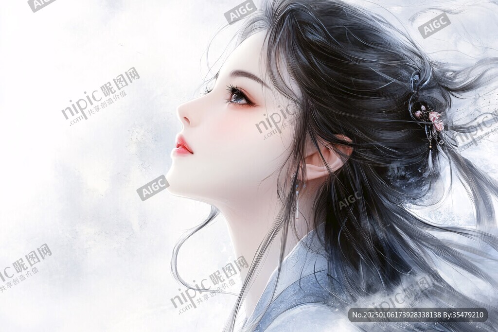 板绘人像