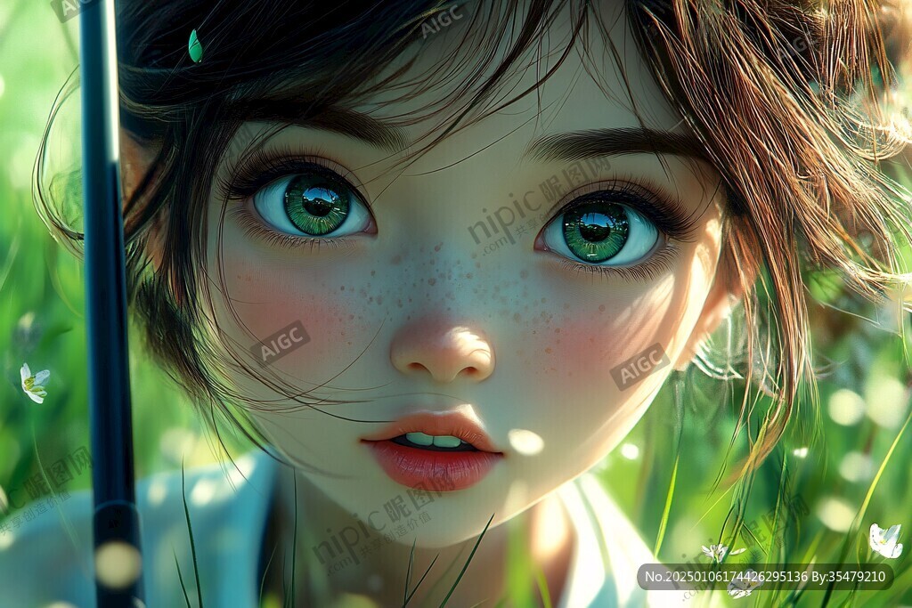 写实人物插画