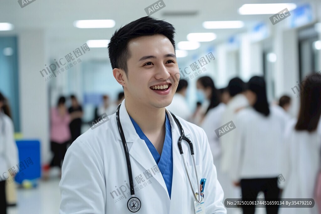 各行各业年轻男医生