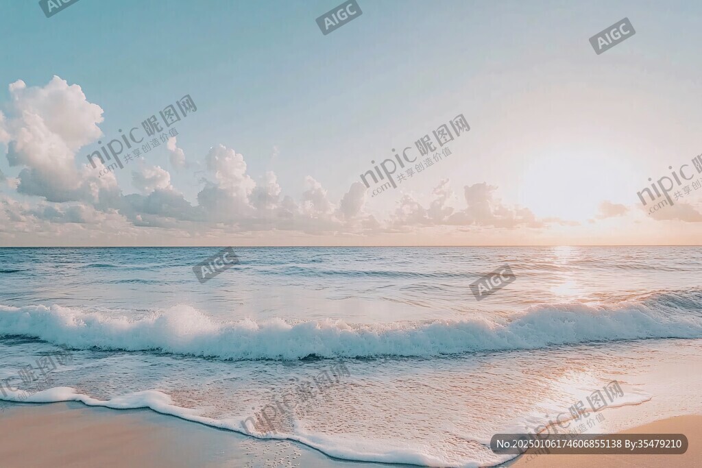 唯美海边