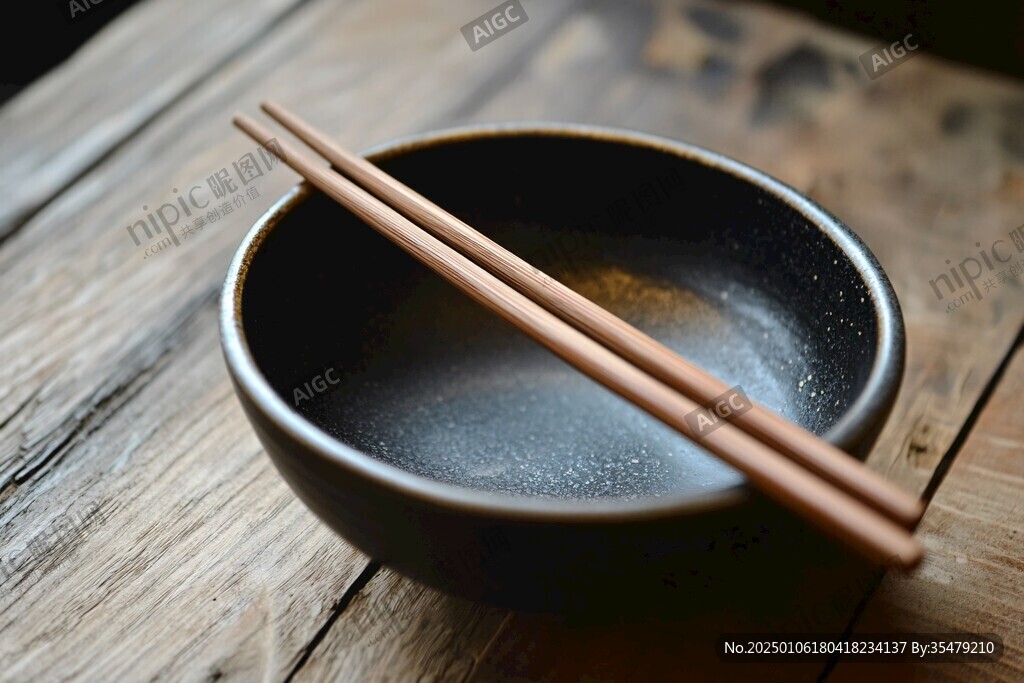 乌木圆筷