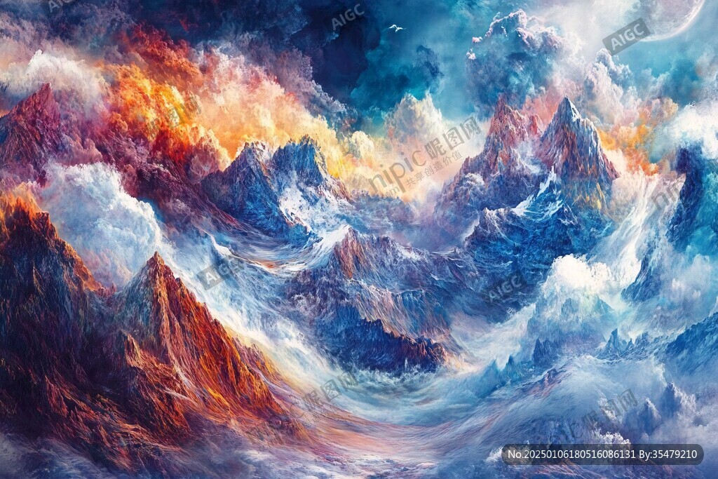 海洋流体画宇宙