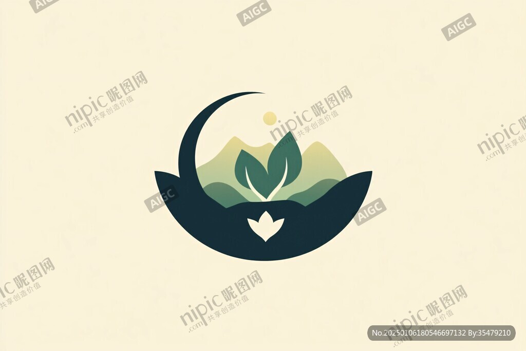 植物创意logo