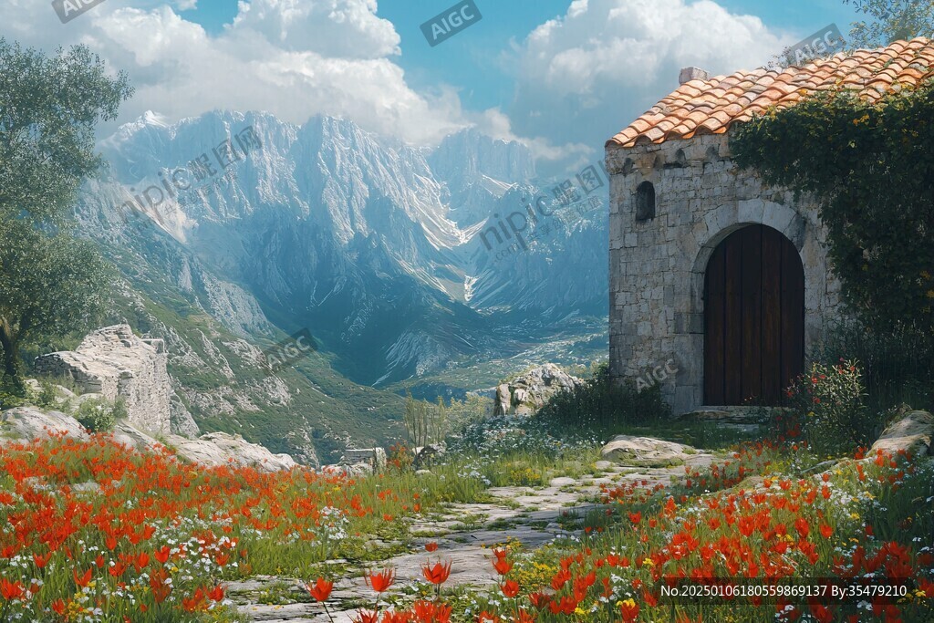 唯美农村场景