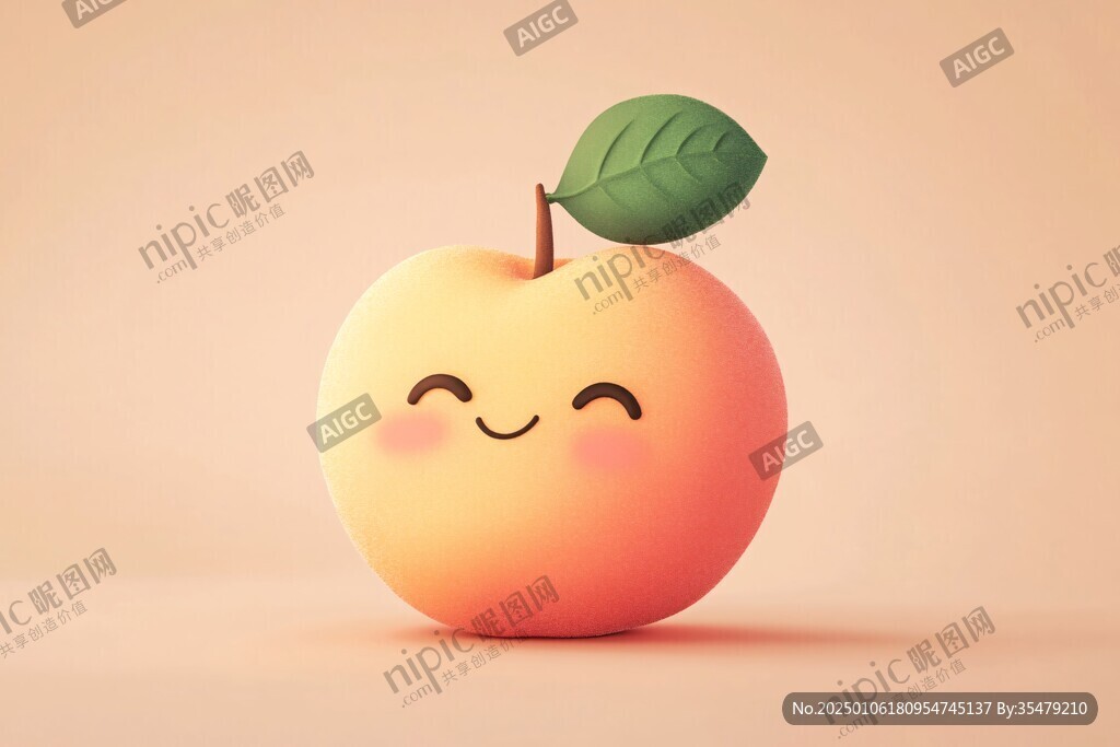 lowpoly苹果