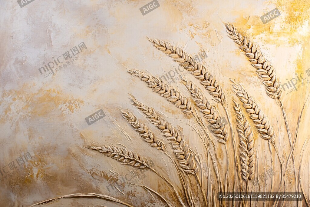 小麦壁画