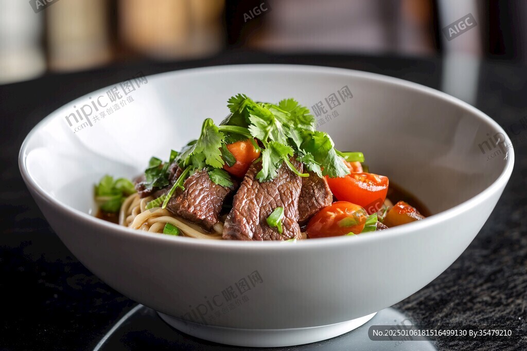 番茄牛腩面食品食谱