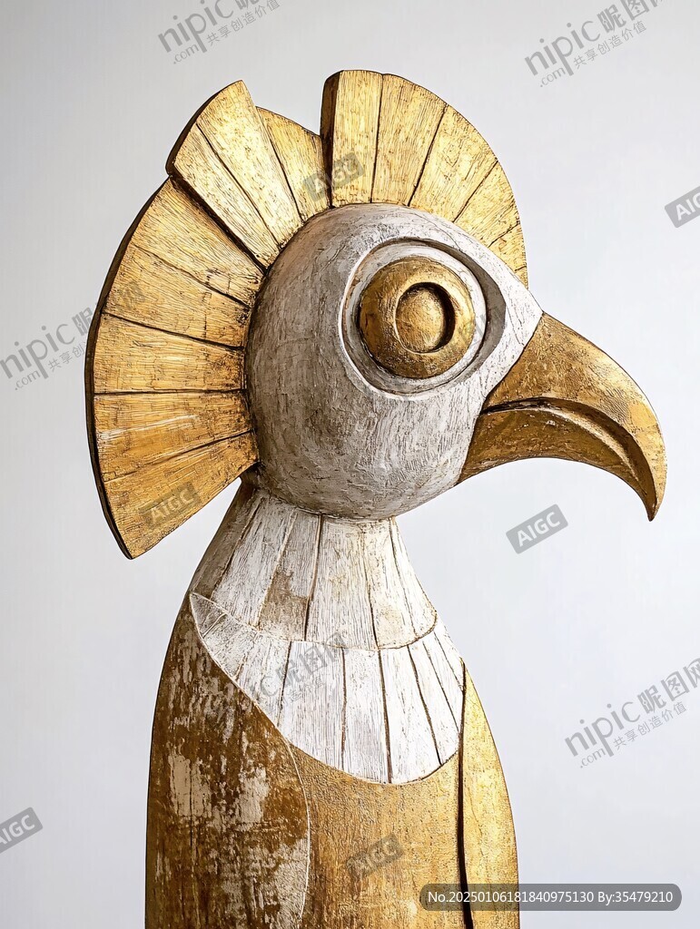 凯布山纳夫鹰头木雕