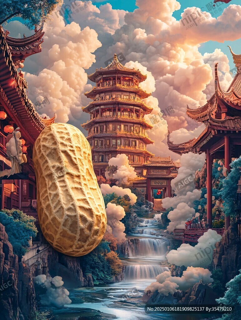 九天楼插画