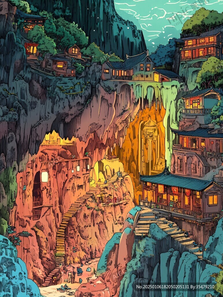 景区插画