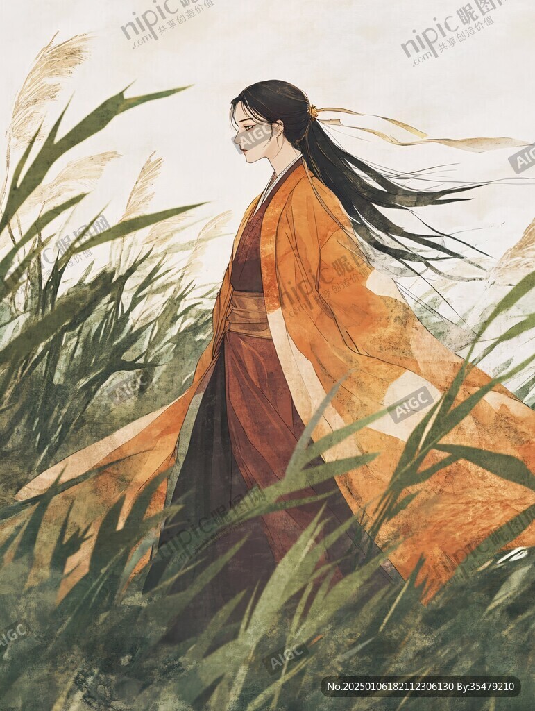 采药的古风姑娘