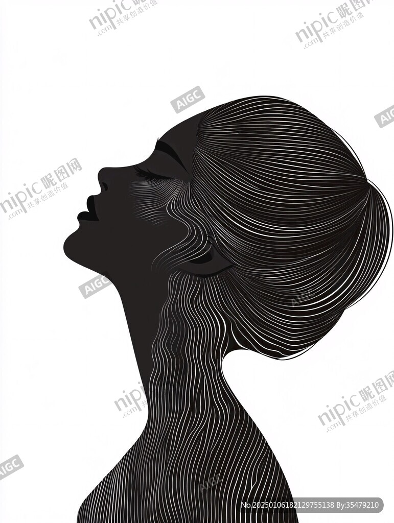 动感线条美容海报