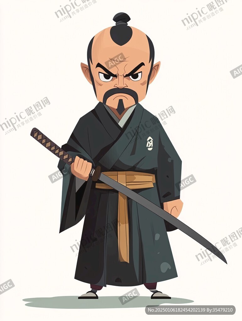 武士形象设计