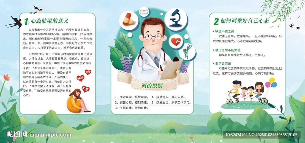 心理健康宣传展板