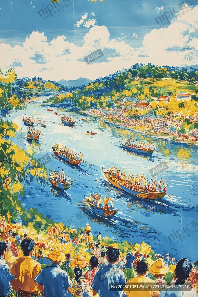 大运河贸易兴盛场景