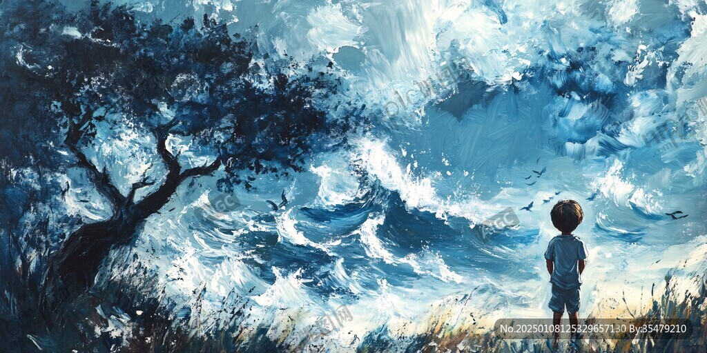 梦幻儿童插画超治愈