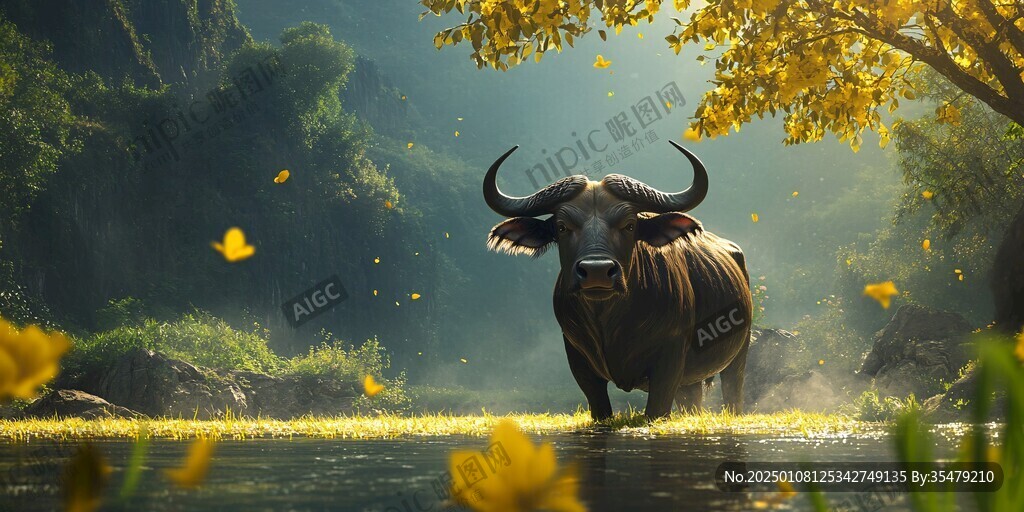 影片质感牧牛图