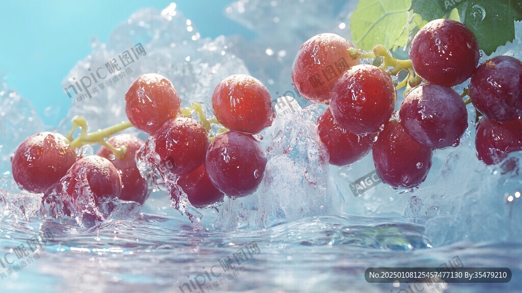水珠红提