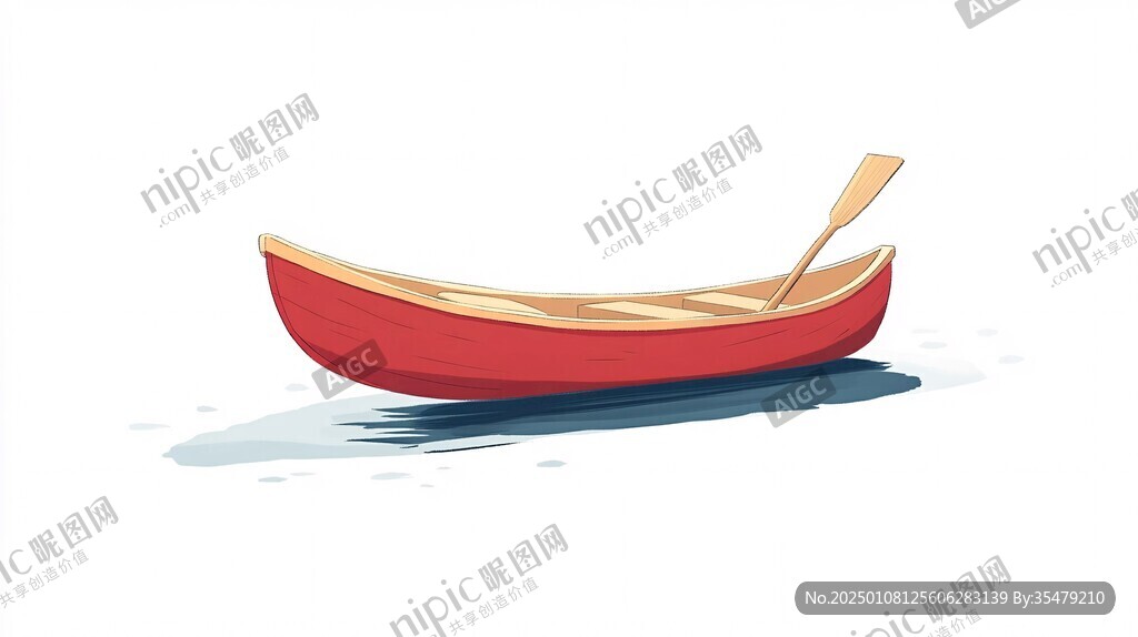 小木船素材