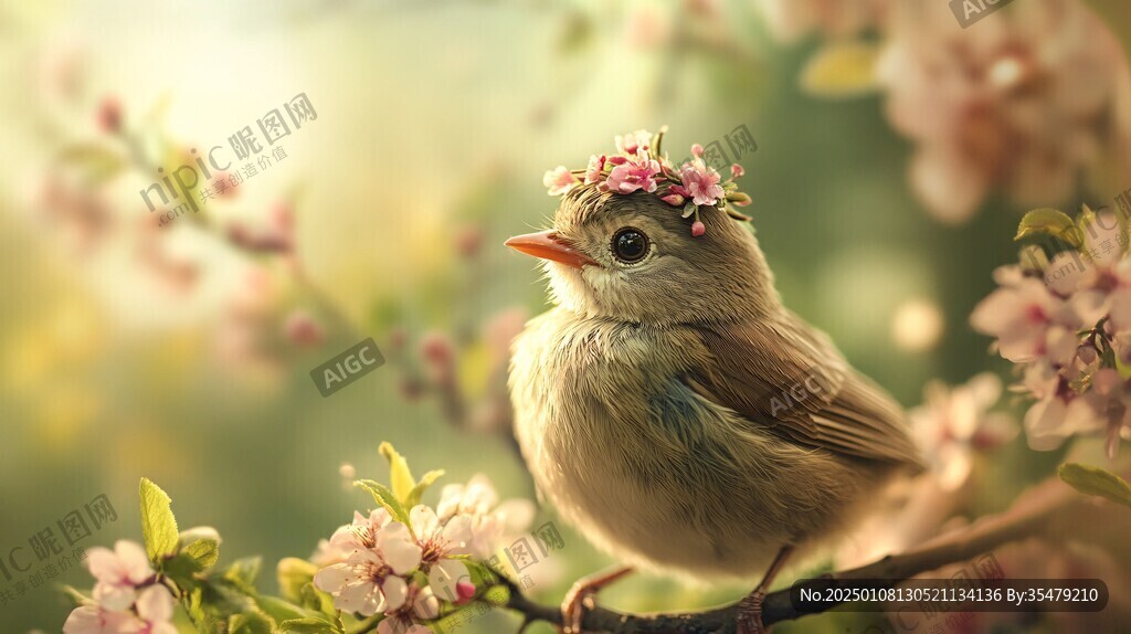 春天花鸟壁纸