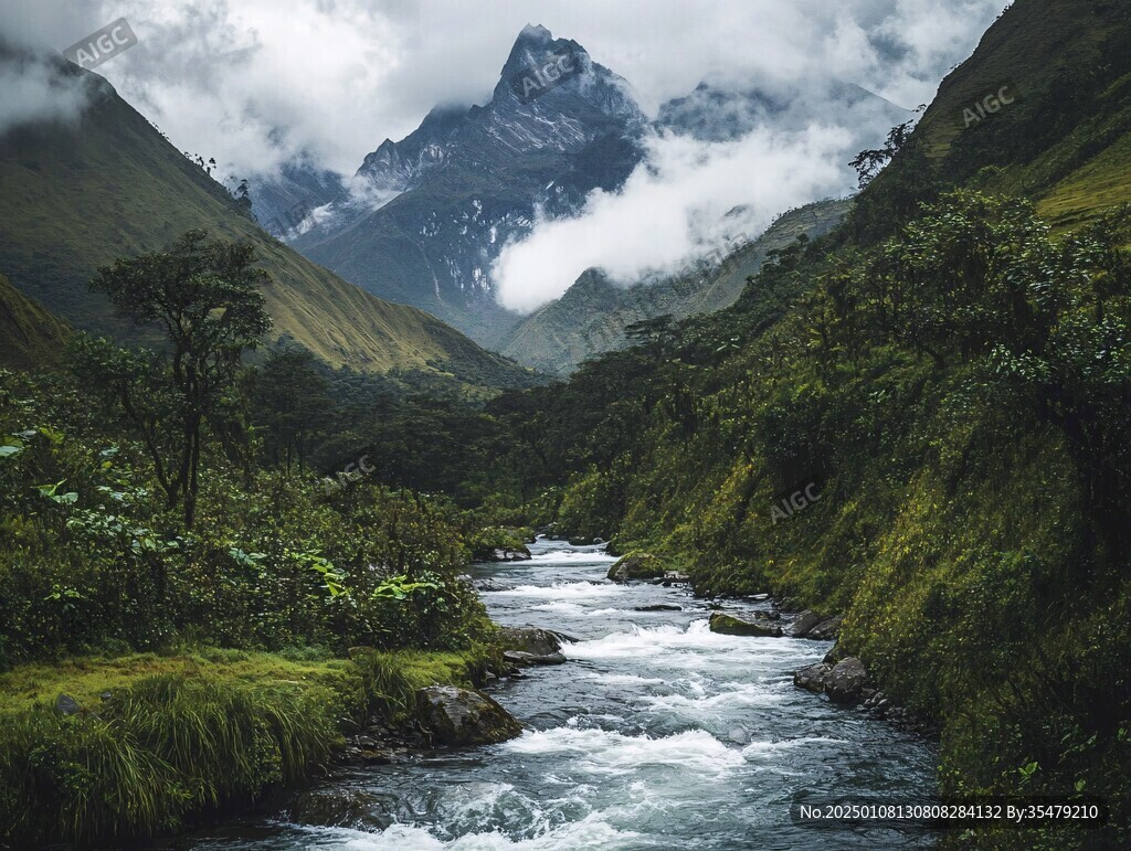 高山河流tif高清图