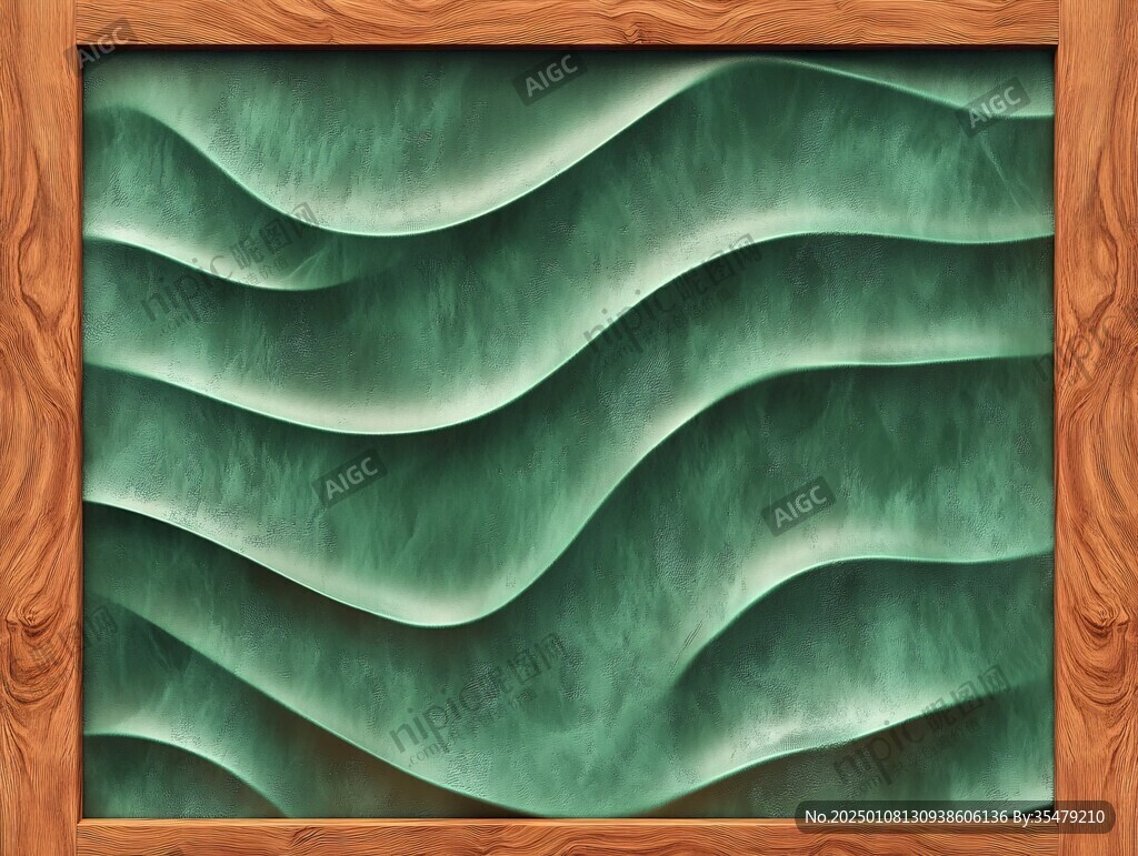 海浪挂画