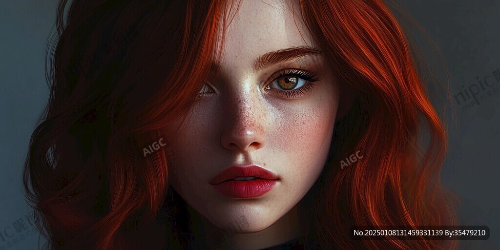 写实人物插画