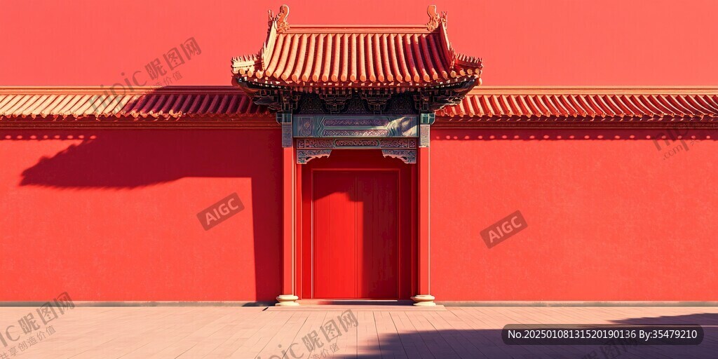 宫廷建筑大红门