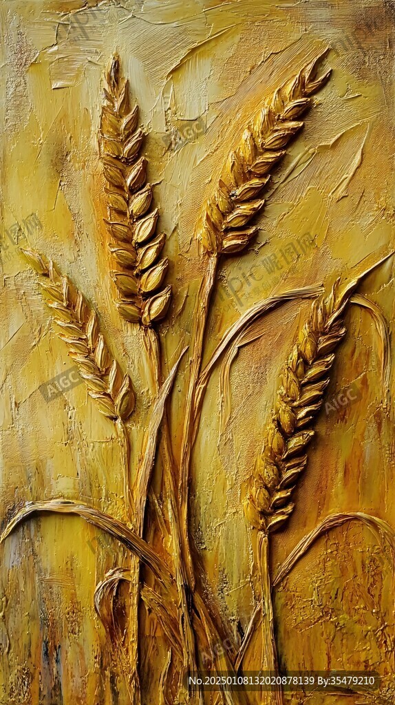 小麦壁画