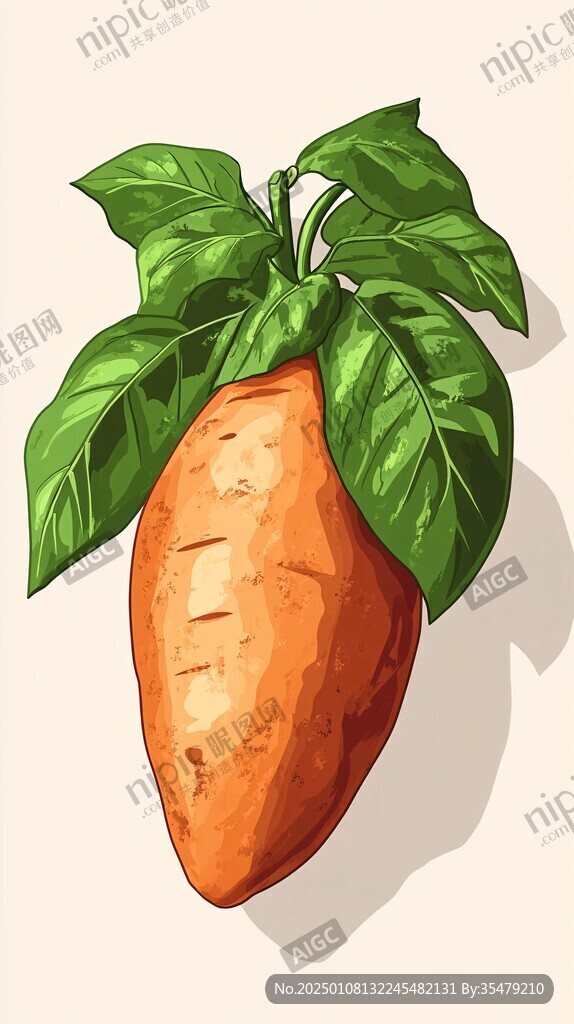 番薯插画