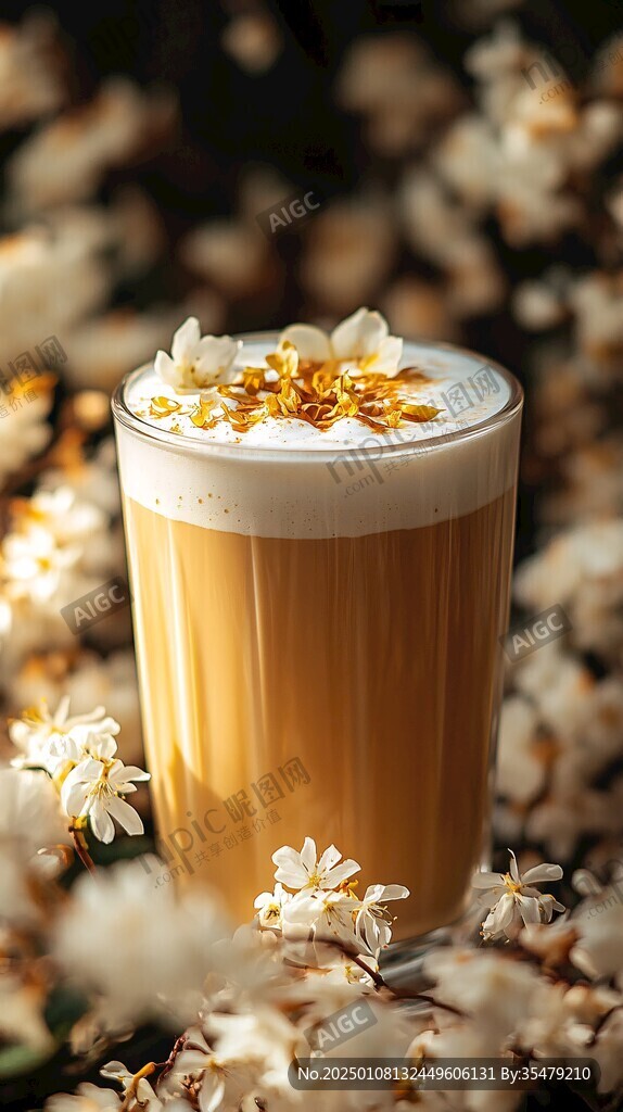 桂花拿铁