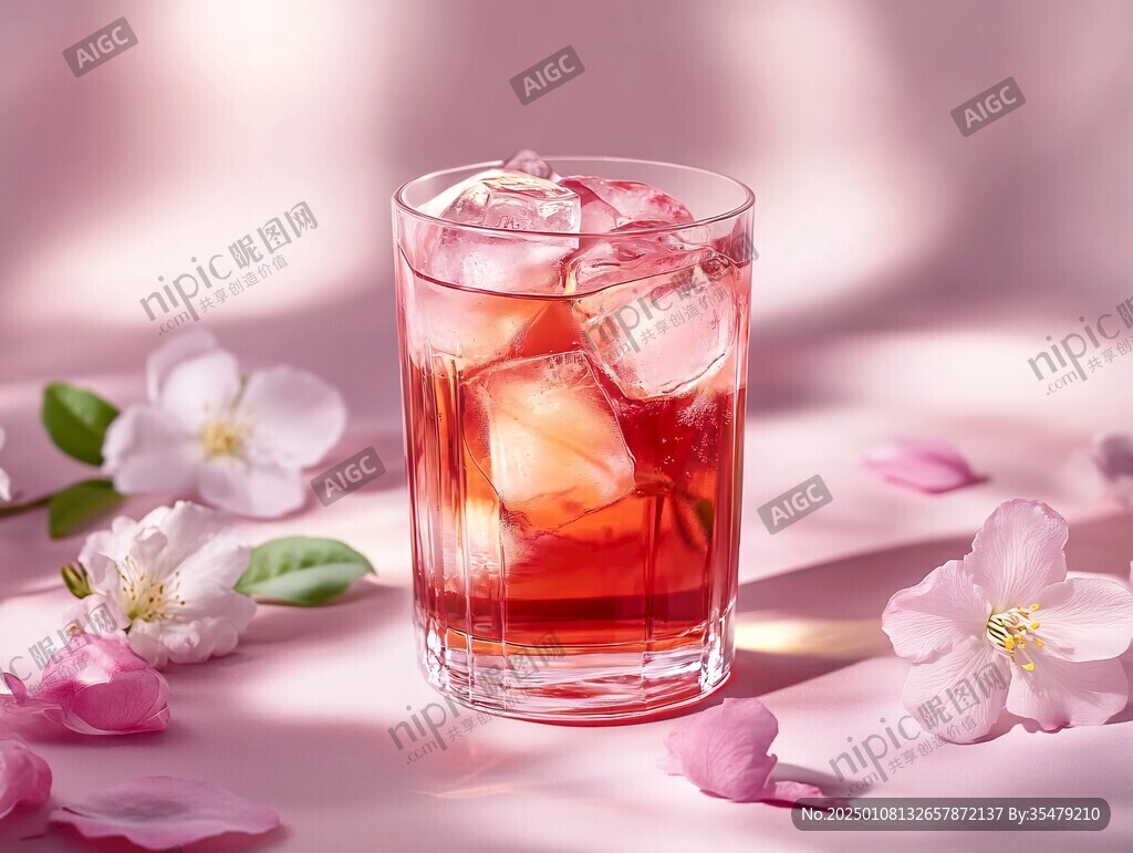醉樱花鸡尾酒
