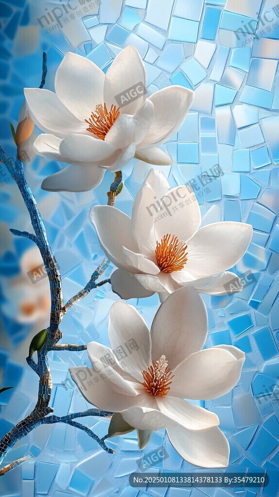 3d立体花壁纸