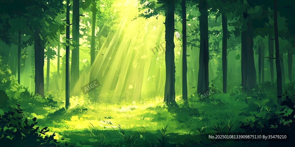 唯美森系场景