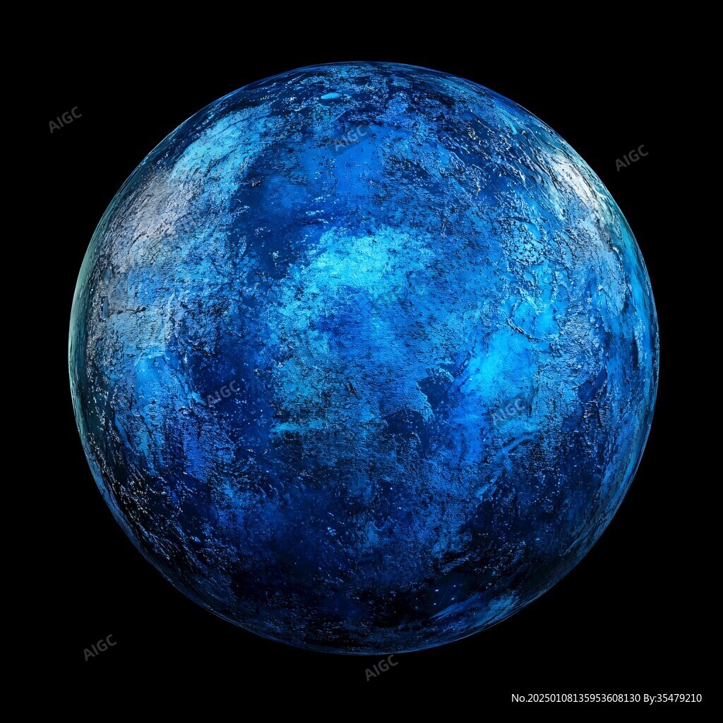海王星的卫星特里同表面