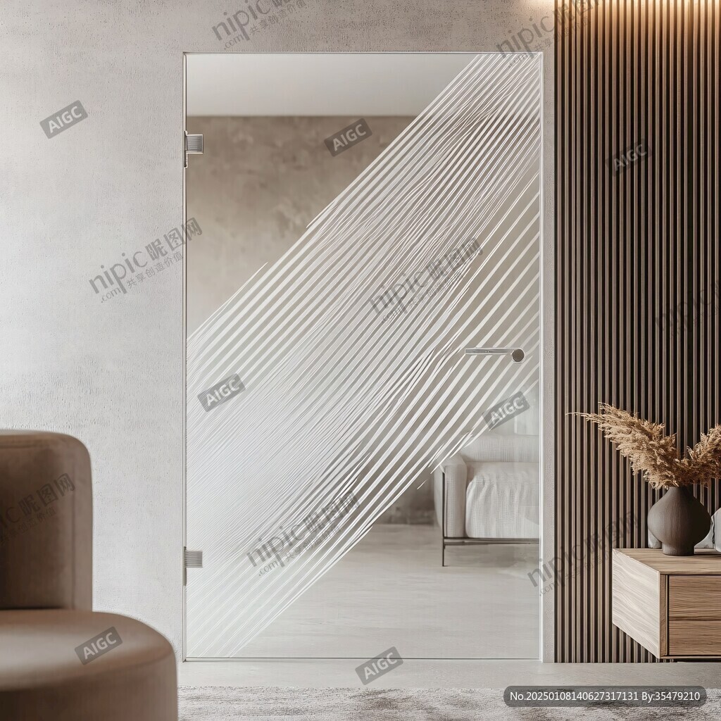 极窄玻璃门