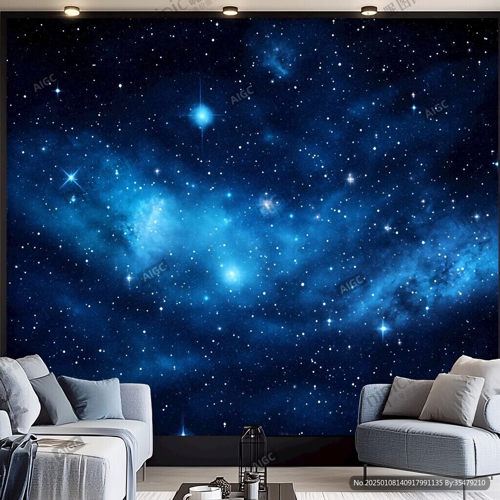 宇宙银河系背景墙