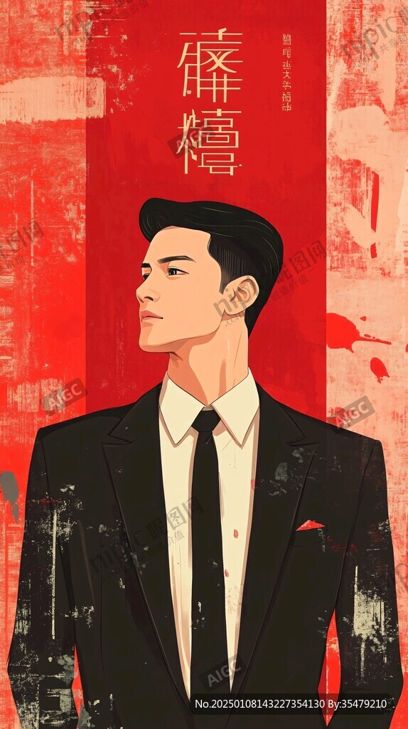人物封面插画