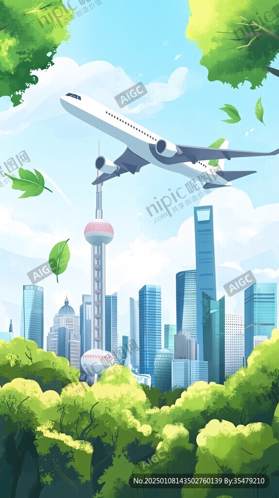 北上广深插画科技旅游